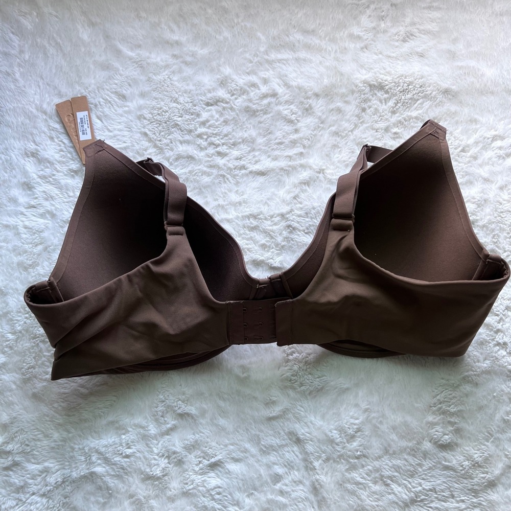 SKIMS Fits Everybody Underwire Bra Oxide Brown BR-UWR-1997 Womens Size 44DD NEW - Picture 5 of 10